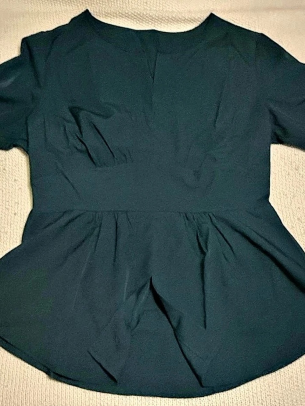 Women's tunic in teal green